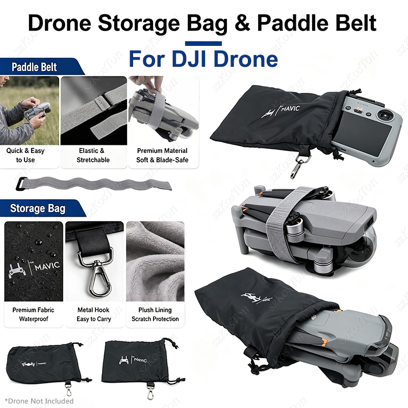 Drone Battery Case - Drone Accessories Kit for DJI Lito