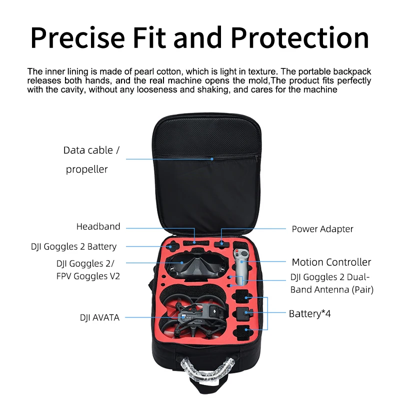 Portable Case Backpack Nylon W - Drone Battery Case ulasan dan harga
