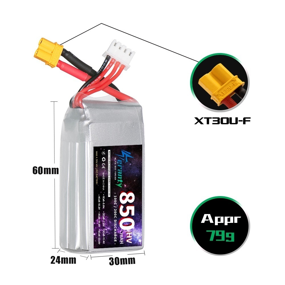 1/2/3PCS TERANTY 3S 11.4V Lipo - Drone Battery 3S ulasan dan harga